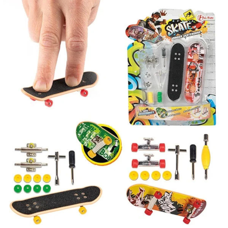 Skate De Dedo Fingerboard Personagens Brinquedo