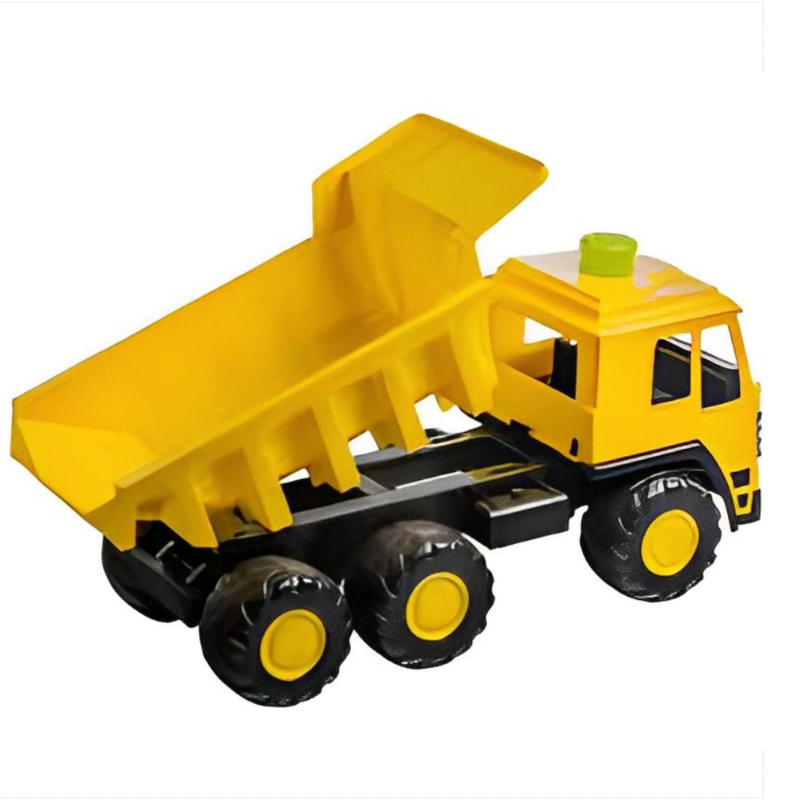 camiao-de-carga-laranja-com-buzina