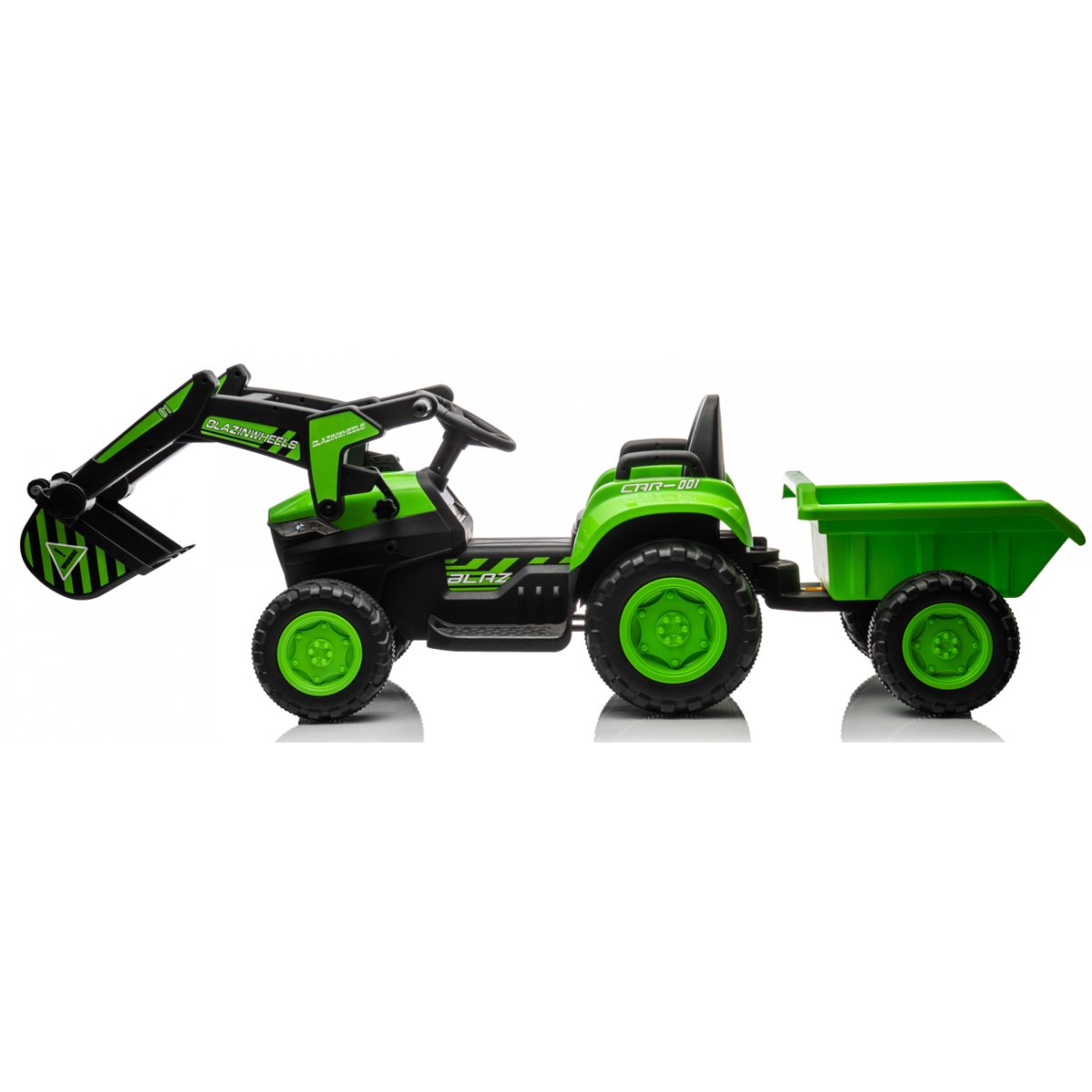 tratores-escavadeira-com-reboque-ataa-stone-12v-verde