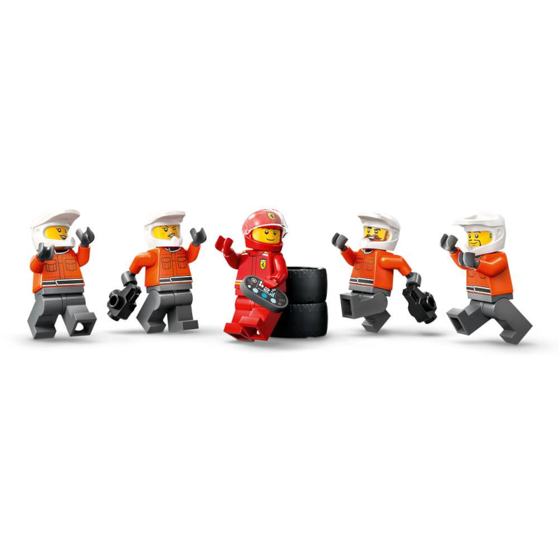 lego-city-Boxe-de-F1-Equipa-da-Boxe-com-Carro-da-Ferrari-2