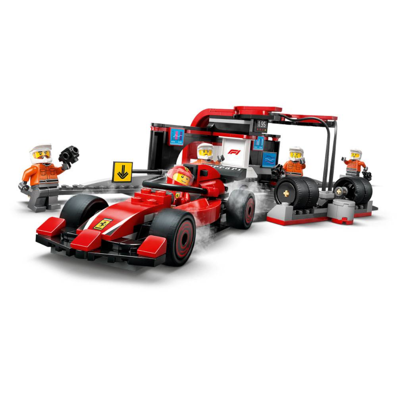 lego-city-Boxe-de-F1-Equipa-da-Boxe-com-Carro-da-Ferrari-6