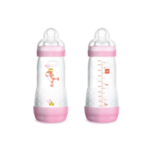 Biberão Easy Start Anticólicas 320ml Rosa - MAM
