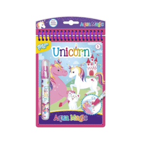 Livro para colorir com água - Unicórnio