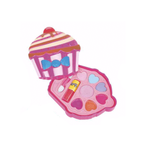 Estojo de Maquilhagem em Formato de Cupcake