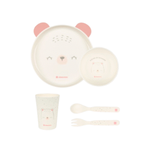 Conjunto de Alimentação - Rosa - Kikkaboo