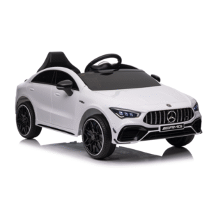 Carro Elétrico Mercedes CLA 45s AMG 12V / Rodas de Borracha e Assento em Pele