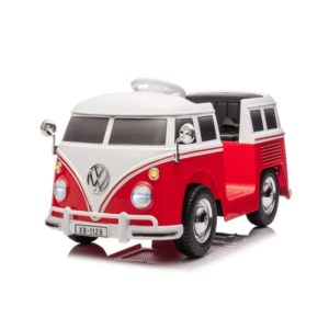 Carro Elétrico Volkswagen T1 Classic Bus 12V / Rodas de Borracha e Assento em Pele