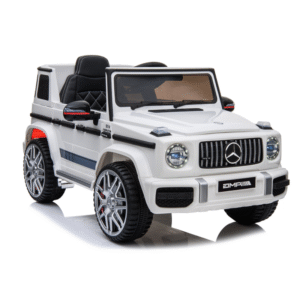 Carro Elétrico Mercedes G63 12V / Rodas de Borracha e Assento em Pele