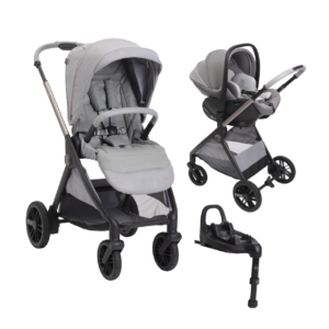 Duo Bellagio 2.0 Lunar Rock + G0 First Seat Recline Black C/ Base - Chicco