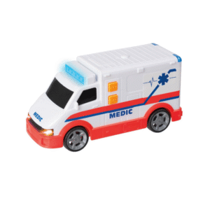 Ambulância C/ Fricção, Luzes e Som