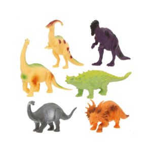 Conjunto de 6 Dinossauros