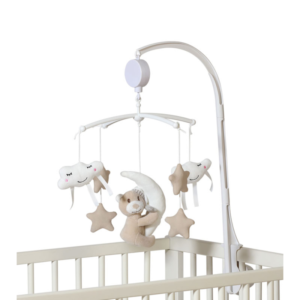 Móbile Musical Para Berço Urso Beje - Kiokids