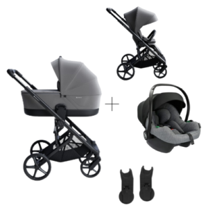 Avionaut - Trio Carro de Passeio + Alcofa Sirius + Cosmo Smart 2.0 Cinza