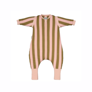 Molis&Co - Saco De Dormir C/Mangas Khaki & Rose 1Ano - TOG 2.5