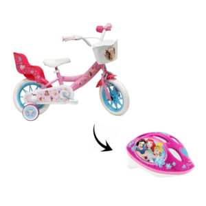 Bicicleta Princesas R12 C/ Capacete Regulável