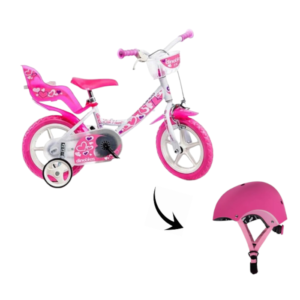 Bicicleta Menina R12 C/ Capacete Regulável