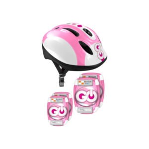 Conjunto de Joelheiras Cotoveleiras e Capacete - Skids Control