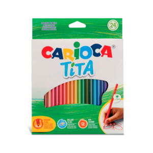 Lápis de Cor 24 Unidades - Carioca Tita