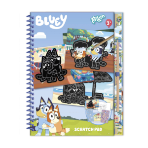 Bluey - Livro para Colorir e Raspar