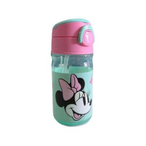 Garrafa de Água Com Palhinha Minnie