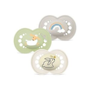 Pack 3 chupetas Day & Night silicone +6 meses - MAM