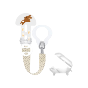 Prende Chupetas Clip It Cover Grounding in Nature Bege - MAM