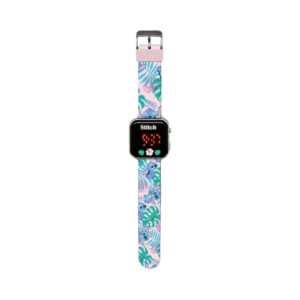 Relógio Led - Stitch Rosa