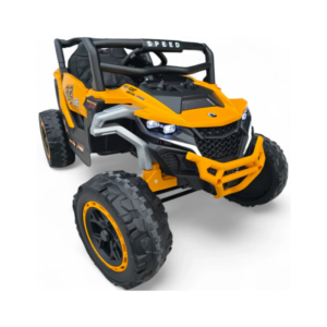 Carro Elétrico Buggy Speed Laranja 4x4 12v / Rodas de Borracha e Assento em Pele