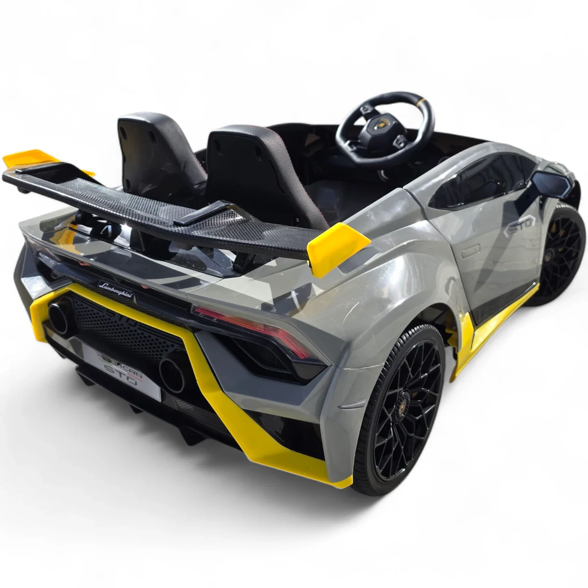 carro-eletrico-lamborghini-sto12v-c-rodas-de-borracha-e-assento-em-pele-CINZA-4