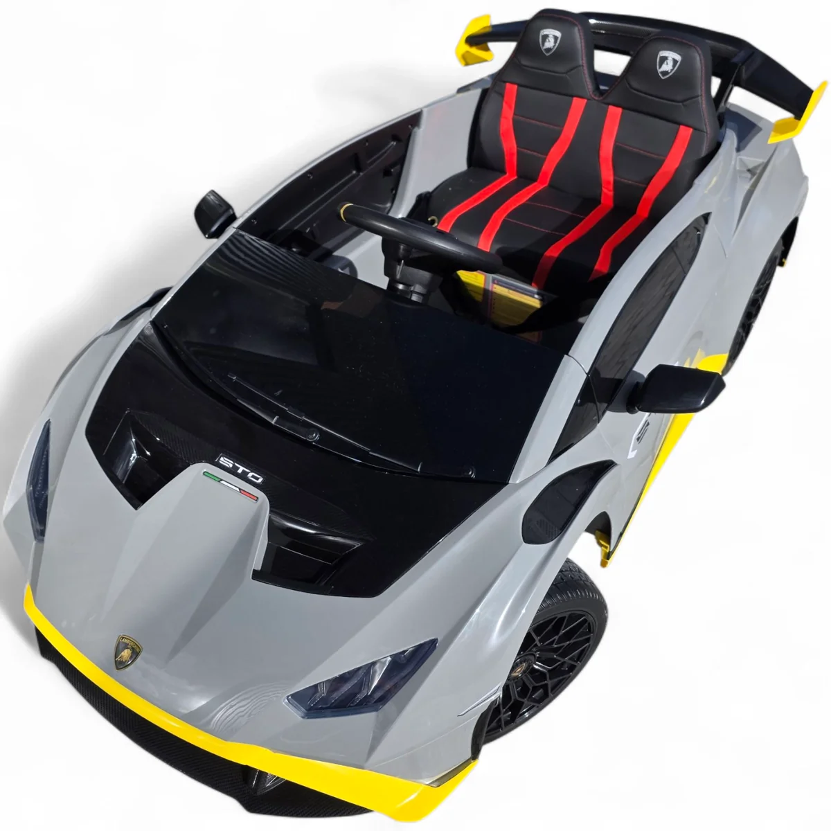carro-eletrico-lamborghini-sto12v-c-rodas-de-borracha-e-assento-em-pele-CINZA-5
