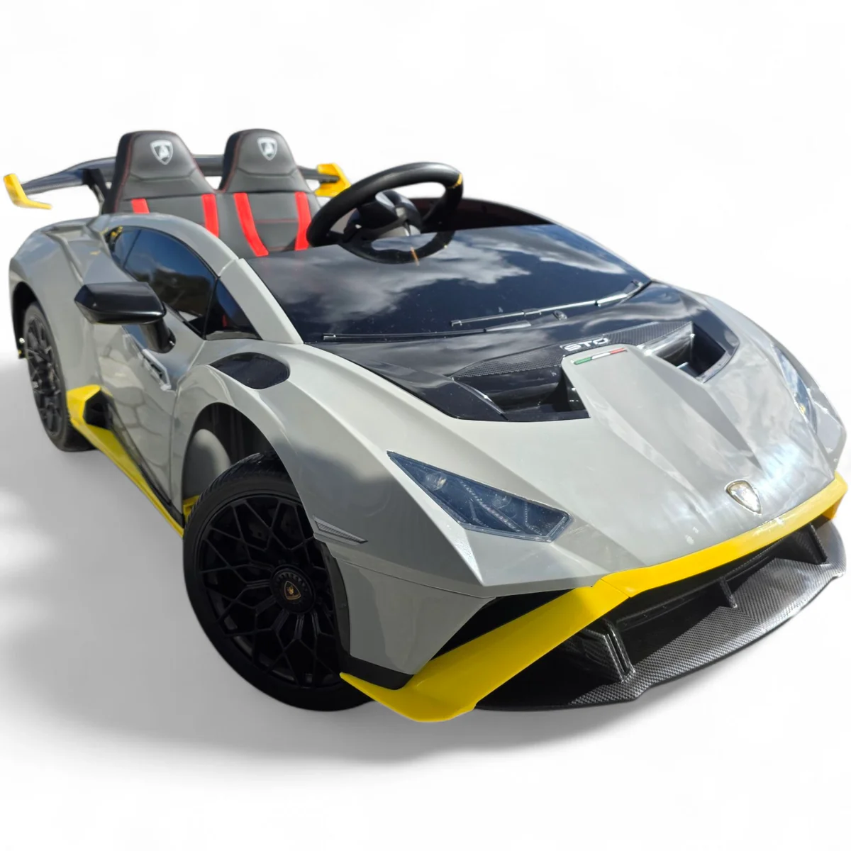 carro-eletrico-lamborghini-sto12v-c-rodas-de-borracha-e-assento-em-pele-CINZA-6