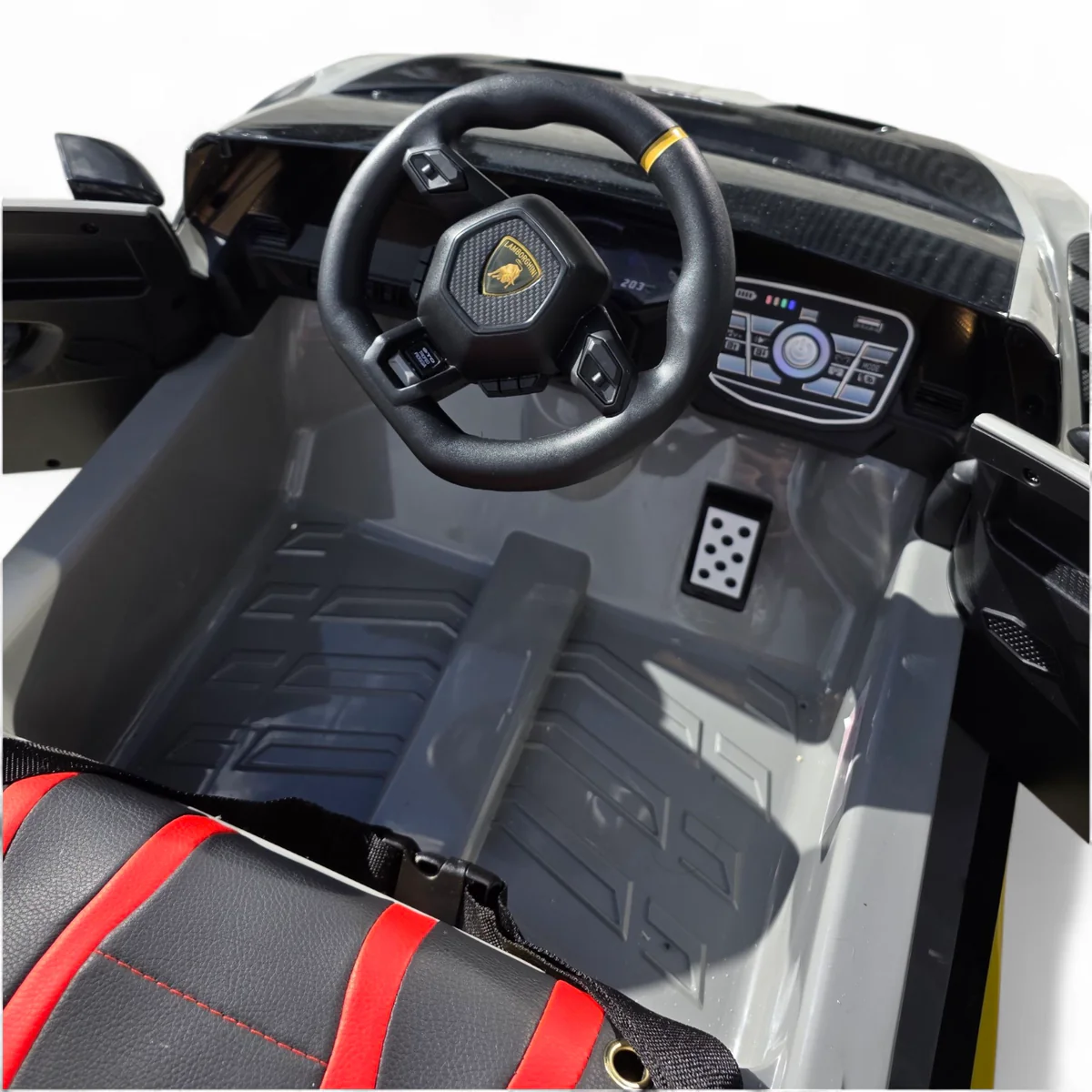 carro-eletrico-lamborghini-sto12v-c-rodas-de-borracha-e-assento-em-pele-CINZA-8
