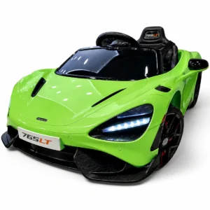 Carro Elétrico McLaren 765LT 12V C/ Rodas de Borracha e Assento em Pele