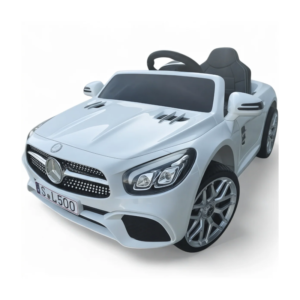 Carro Elétrico Mercedes SL500 12V C/ Rodas de Borracha e Assento em Pele