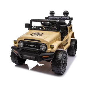 Carro Elétrico Toyota FJ Cruiser 12V 4X4 C/ Rodas de Borracha e Assento em Pele