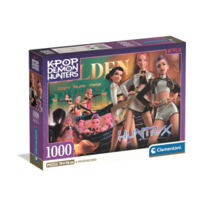 Puzzle Guerreiras K-Pop Demon Hunters - 1000 Peças - Clementoni