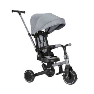 Triciclo Multifuncional Aluma Cinza - KikkaBoo