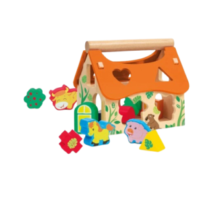 Casinha de Madeira C/ Animais da Quinta