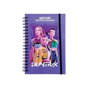 Caderno A5 C/ Argolas - Guerreiras K-Pop Demon Hunters