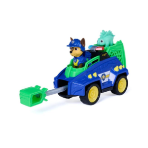 Patrulha Pata - The Dino Movie Figura Chase e Veículo