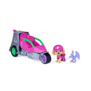Patrulha Pata - The Dino Movie Figura Skye e Veículo