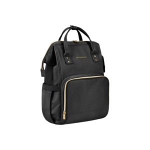 Mochila / Mala de Maternidade Siena Preto e Dourado
