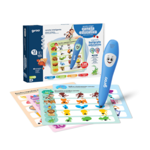 Caneta Educativa com 12 Cartões
