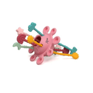 Mordedor Sensorial de Puxar em Silicone - Kiokids