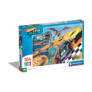 Puzzle Hot Wheels 104 Peças